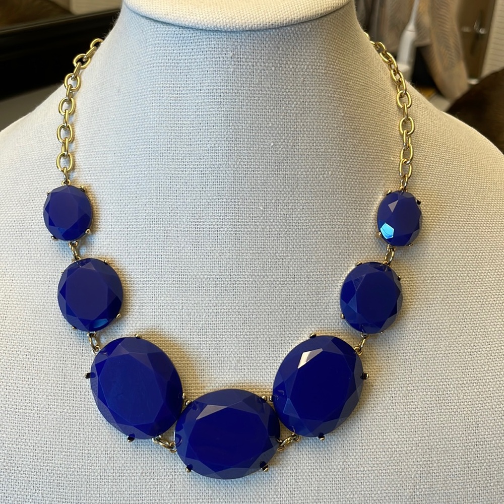 Royal Blue Statement Necklace